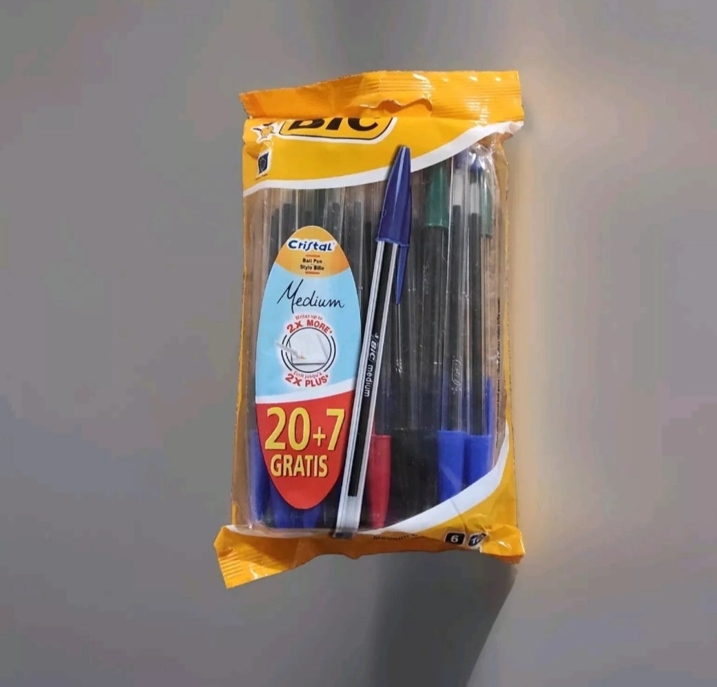 27 stylo bille bic